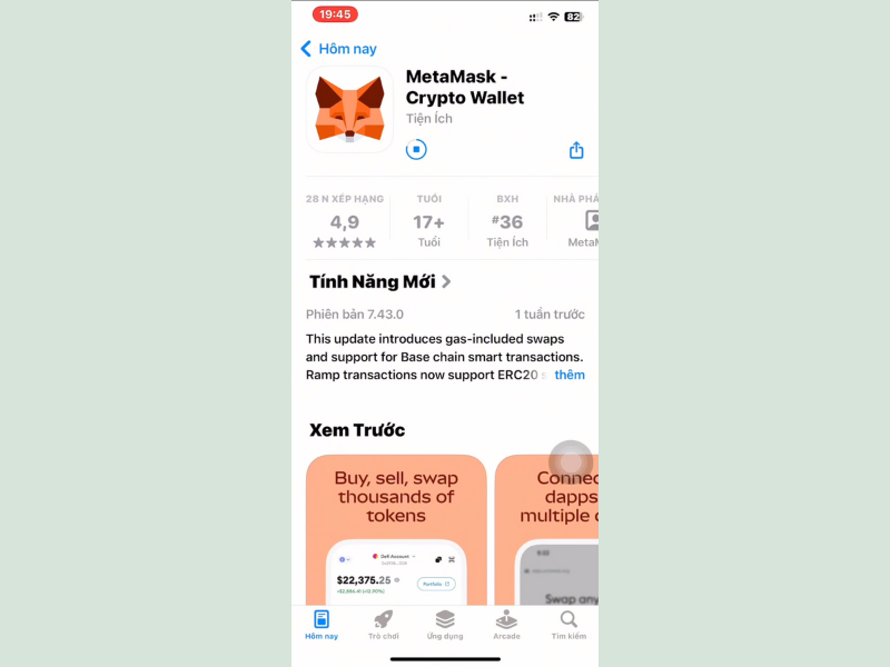 tai vi metamask