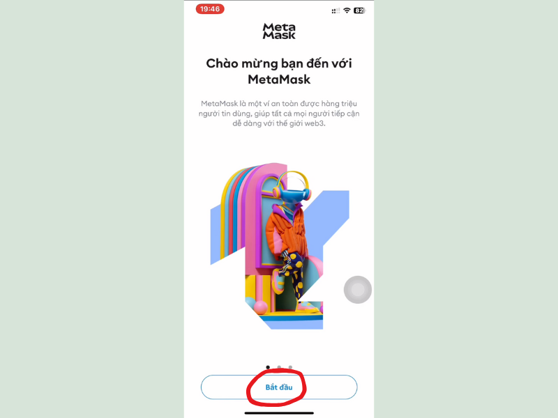 bat dau tao vi metamask